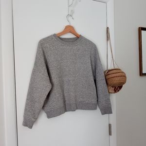 EUC Maxwell MWL Betterterry Cropped Sweatshirt - Heather Grey, XXS